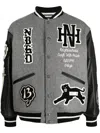 NEIGHBORHOOD LOGO-PATCH VARSITY JACKET