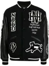 NEIGHBORHOOD LOGO-PATCH VARSITY JACKET