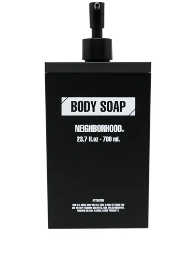 Neighborhood Logo-print Bodysoap Dispenser In Metallic