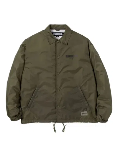 Neighborhood Logo-print Jacket In Green