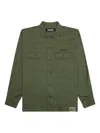 Neighborhood Logo-print Shirt In Green