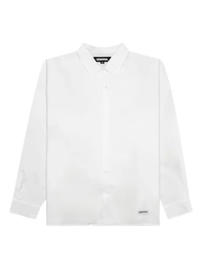 Neighborhood Logo-print Shirt In White