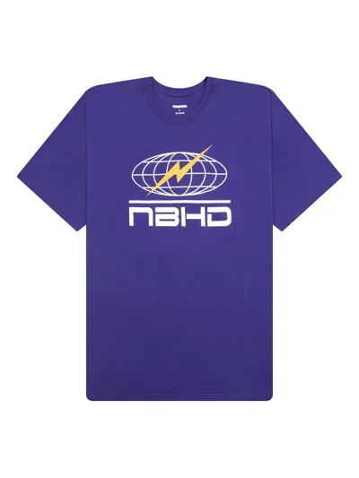 Neighborhood Logo-print T-shirt In Blue