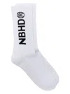 Neighborhood Logo Socks In White