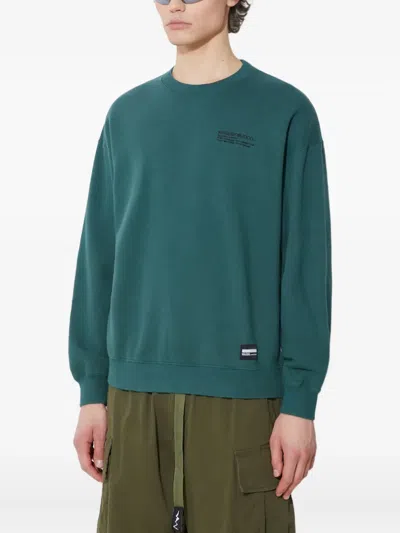 Neighborhood Logo Sweatshirt In Green