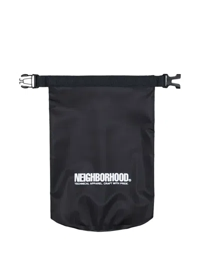 Neighborhood Logo Waterproof Pouch In Black