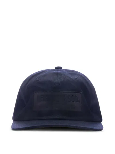 Neighborhood Logo-detail Baseball Cap In Blue