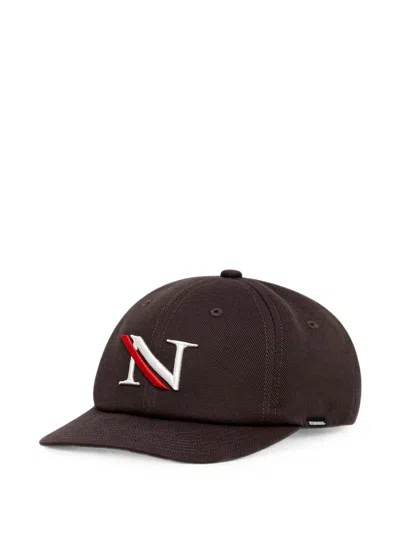 Neighborhood Logo-embroidered Baseball Cap In Brown