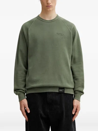 Neighborhood Logo-embroidered Sweatshirt In Green