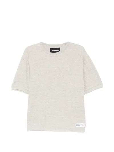 Neighborhood Logo-patch T-shirt In White