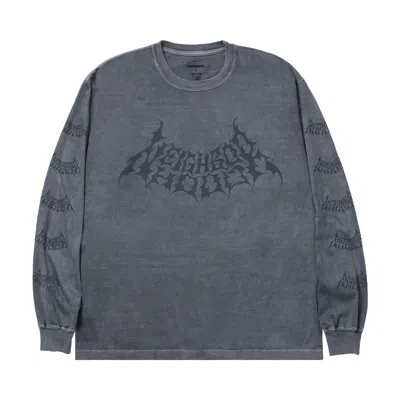 Pre-owned Neighborhood Long-sleeve 4 Tee 'grey' | Men's Size L
