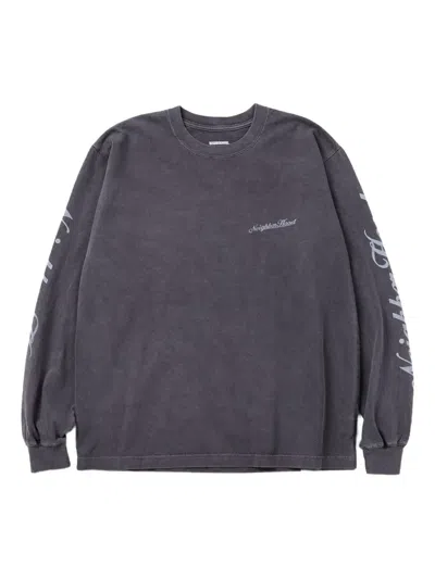 Neighborhood Long-sleeve Logo T-shirt In Multi