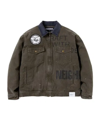 Neighborhood Long-sleeved Casual Jacket In Black