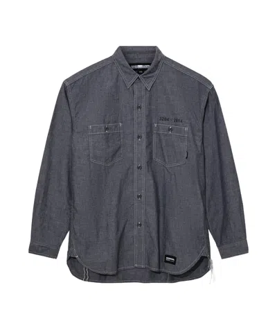 Neighborhood Long-sleeved Shirt In Gray