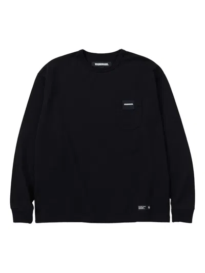 Neighborhood Long-sleeves T-shirt In Black