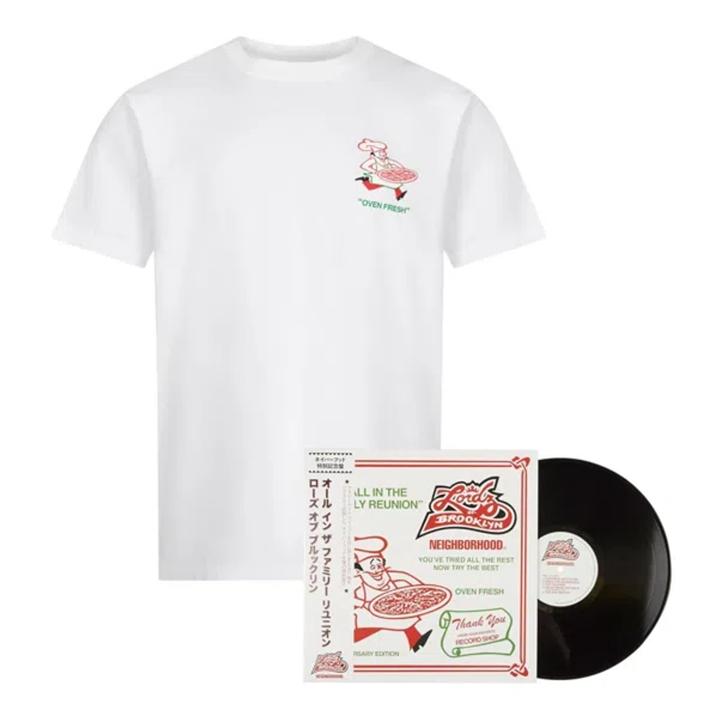 NEIGHBORHOOD x Lordz Of Brooklynボックス Tシャツ＆ヴィニール Neighborhood Lordz Of Brooklyn T-shirt Box Set In White