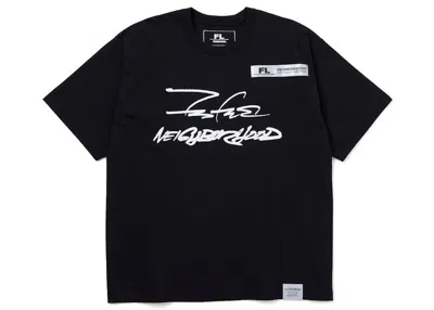 Pre-owned Neighborhood Men's  X Futura Laboratories Fl007 Tee Shirt In Black
