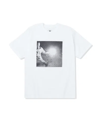Pre-owned Neighborhood Men's  X Undefeated Peace Short Sleeve Tee Shirt In White
