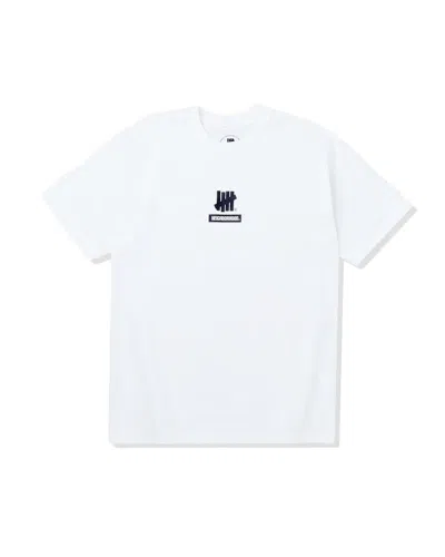 Pre-owned Neighborhood Men's  X Undefeated Short Sleeve Tee Shirt In White