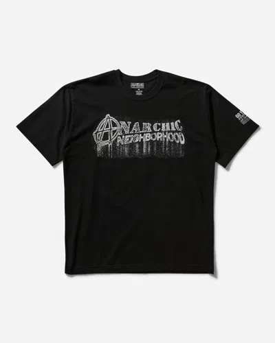 Neighborhood Men S Anarchic Adjustment Ss-2 T-shirt In Black