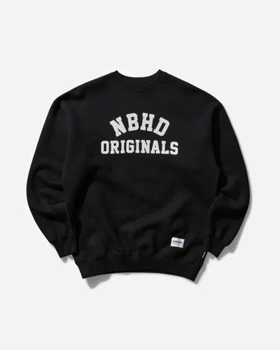 Neighborhood Men S Basic Crewneck Sweatshirt In Black