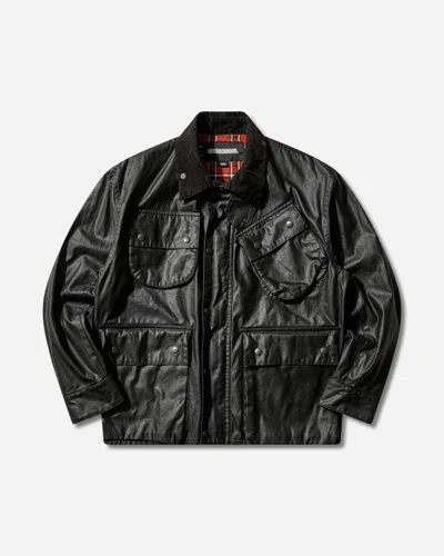 Neighborhood Men S Coated Field Jacket In Black