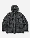 Neighborhood Men S Jq Shemagh Smock Jacket In Black