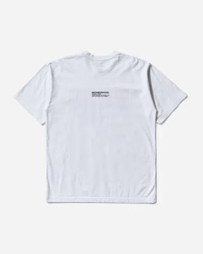 Neighborhood Men S Nh 251 Spot Ss-10 T-shirt In White