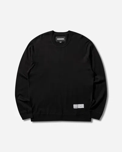 Neighborhood Men S Plain Crewneck Sweater In Black
