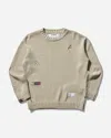 NEIGHBORHOOD MEN S SAVAGE CREWNECK SWEATER IVORY