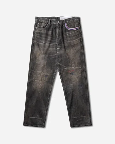 Neighborhood Men S Savage Denim Dp Basic Pants In Black