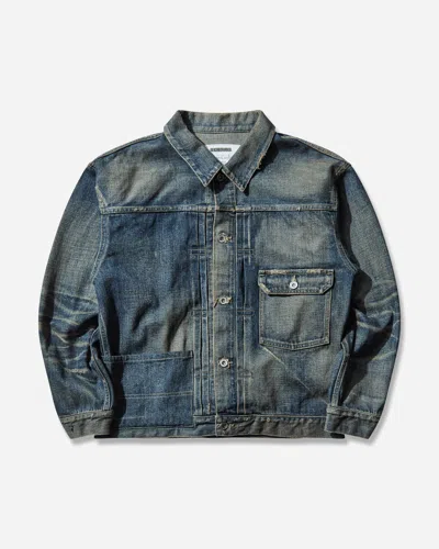 NEIGHBORHOOD MEN S SAVAGE DENIM TYPE-1 JACKET INDIGO