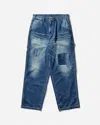 NEIGHBORHOOD MEN S SAVAGE LW DENIM PAINTER PANTS INDIGO