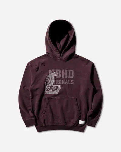 Neighborhood Men S Savage Sweat Hoodie Burgundy