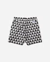 Neighborhood Men S Triangle Pattern Shorts In White
