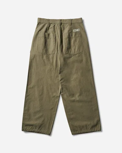 Neighborhood Men S Wide Baker Pants Olive Drab In Green