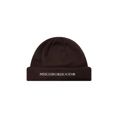 Pre-owned Neighborhood Mini Beanie 'brown' | Men's Size Onesize