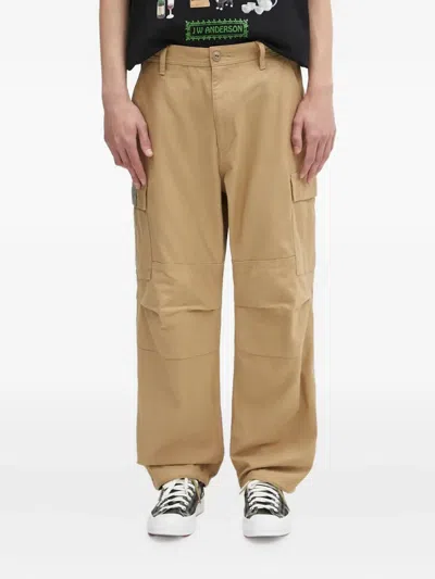 Neighborhood Multi-pocket Cargo Trousers In Neutral