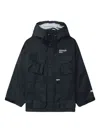 Neighborhood Multi-pocket Hooded Jacket In Gold
