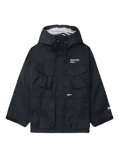 Neighborhood Multi-pocket Hooded Jacket In Gold