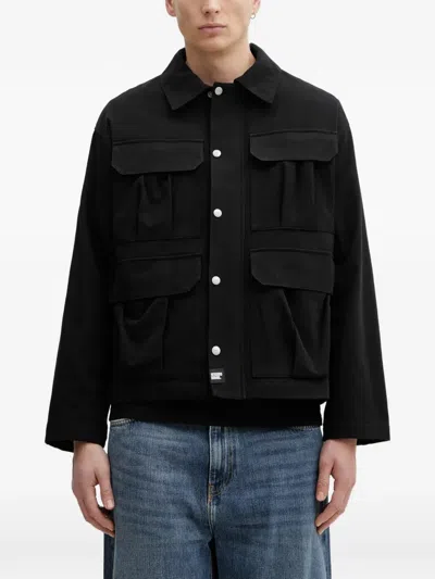 Neighborhood Multi-pocket Jacket In Black