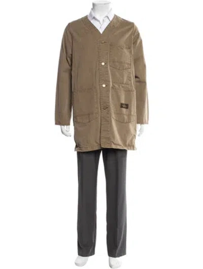 Pre-owned Neighborhood Overcoat In Neutral