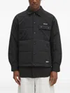 Neighborhood Padded Shirt Jacket In Black