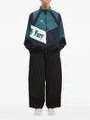 Neighborhood Panelled Lion-embroidered Jacket In Blue