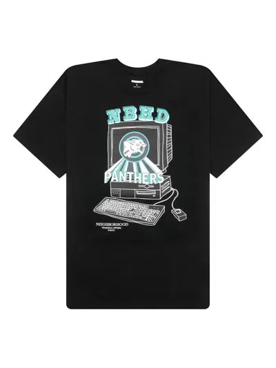 Neighborhood Panthers Graphic-print T-shirt In Black