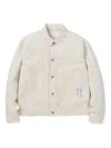 Neighborhood Patch-pocket Buttoned Denim Jacket In Gold