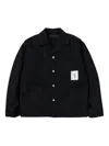 Neighborhood Patch-pocket Cotton Jacket In Gold