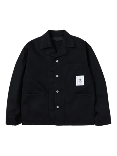Neighborhood Patch-pocket Cotton Jacket In Gold