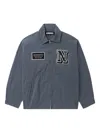 Neighborhood Patch-pocket Zip-up Jacket In Blue