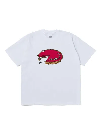 Neighborhood Pie-print T-shirt In White